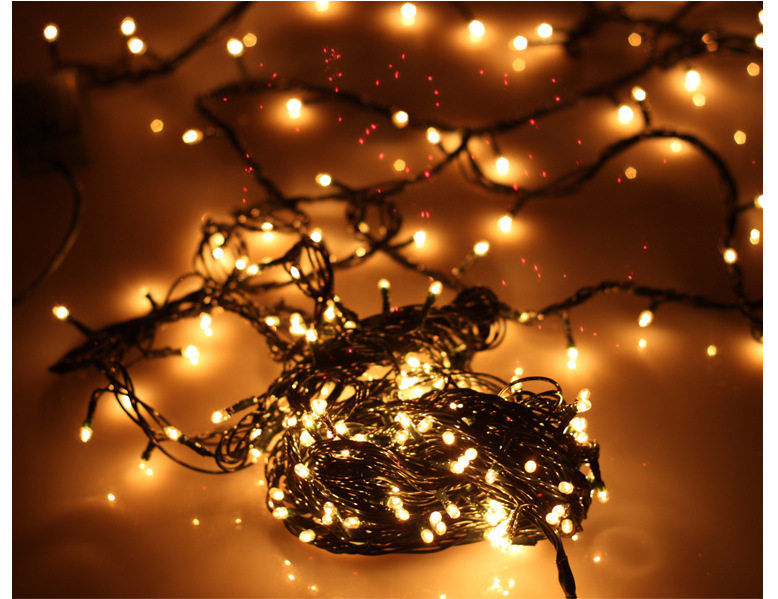 圣诞节christmas tree led lights light树装饰彩灯10米100头光灯
