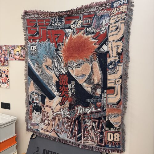 周刊少年 BLEACH 死神 黑崎一护，朽木露琪亚 毛毯 挂毯装饰毯