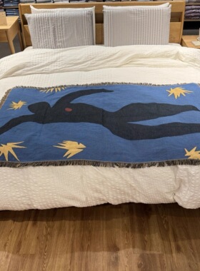 Henri Matisse 中古风马蒂斯剪影 伊卡洛斯 盖毯卧室盖毯
