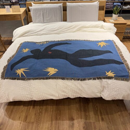 Henri Matisse 中古风马蒂斯剪影 伊卡洛斯 盖毯卧室盖毯