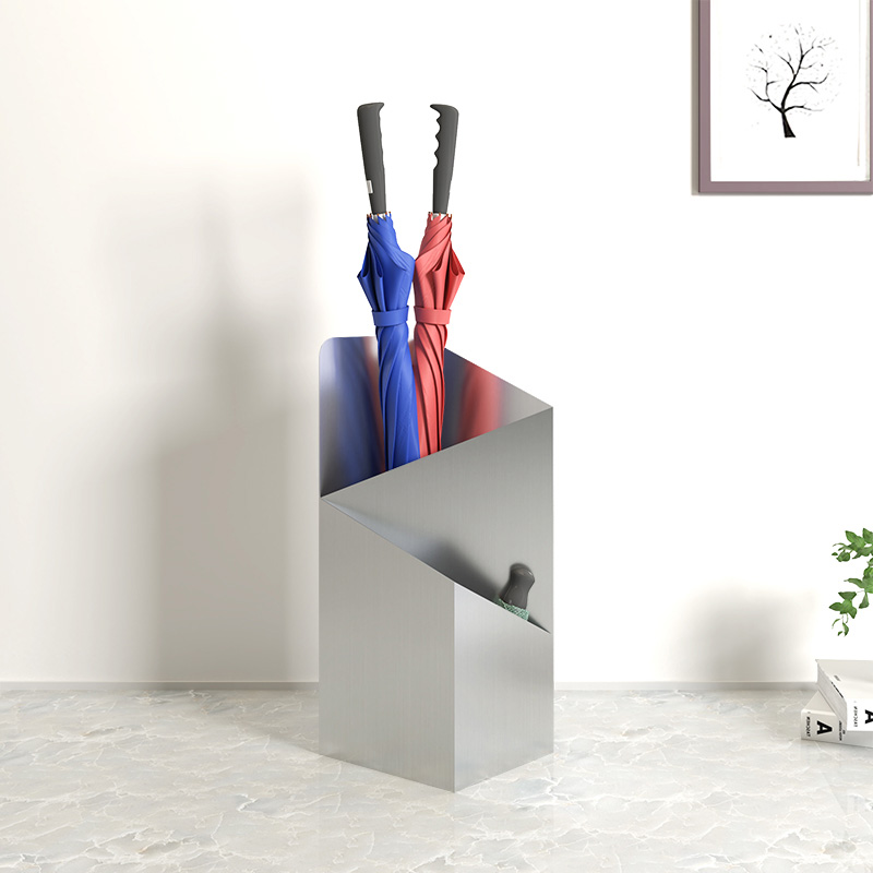 雨伞架商用家用门口不锈钢雨伞收纳架户外伞放雨伞桶置物架置伞架