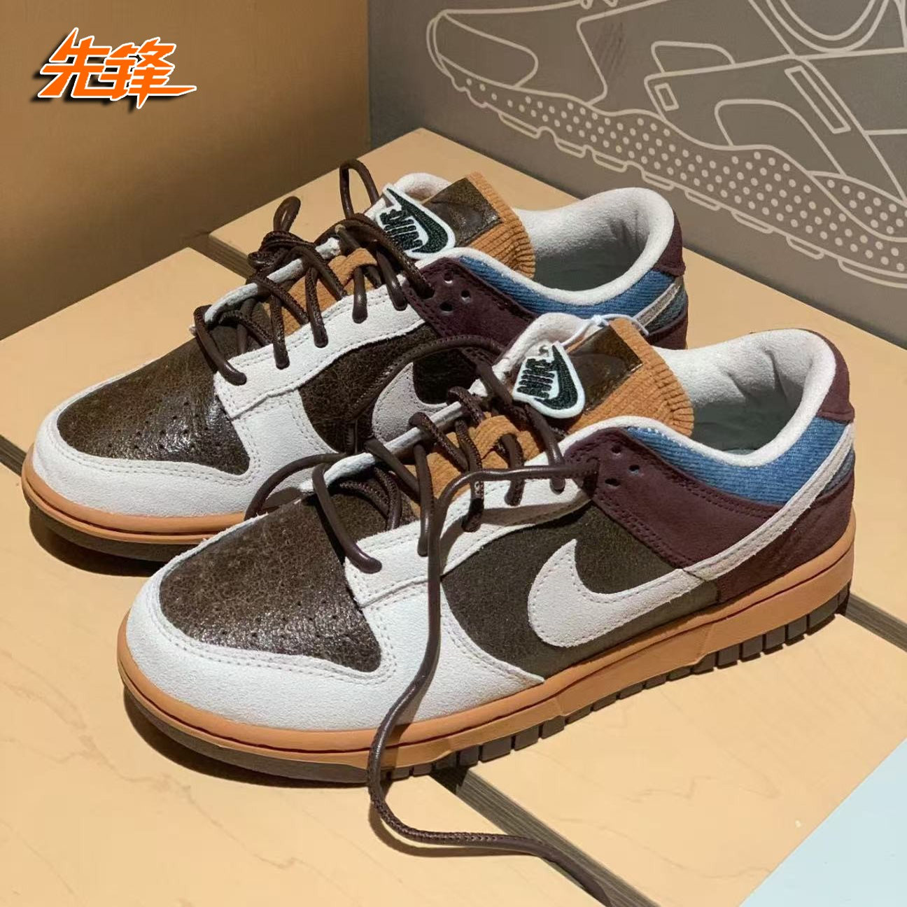 先锋运动 Nike Dunk Low  Love & Peace 女子低帮板鞋 HQ3459-212