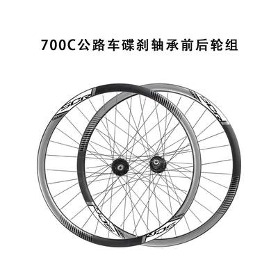 GIANT捷安特碟刹轮组 700C公路自行车8/9/10速轴承前后轮组轮毂辘