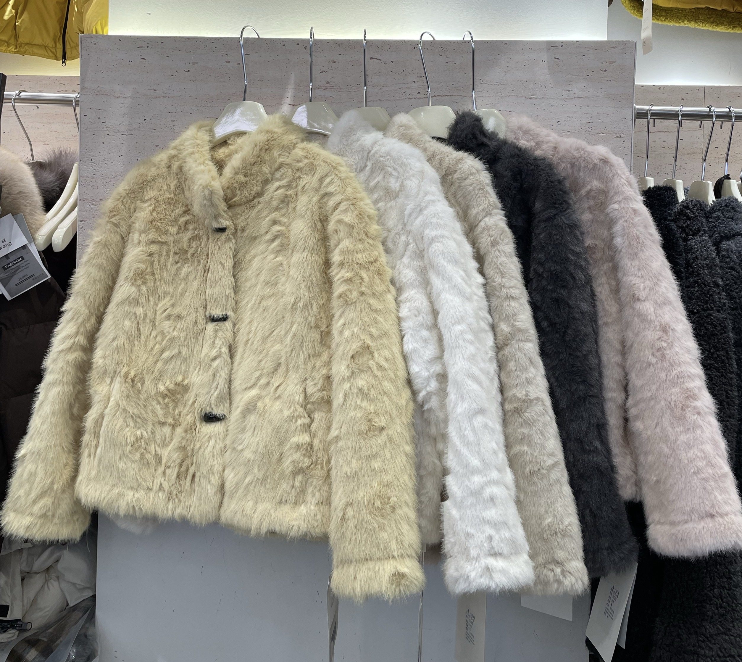 鑫宏琳5185冬季羊羔毛气质高级感加厚皮毛一体毛毛小个子女外套潮