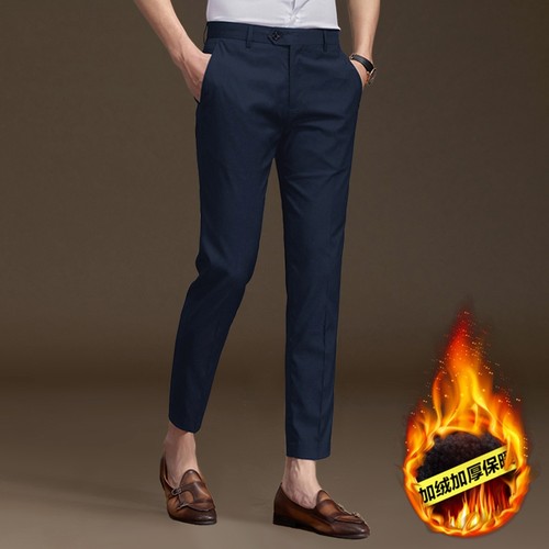 弹力抗皱修身小脚高端品质休闲裤