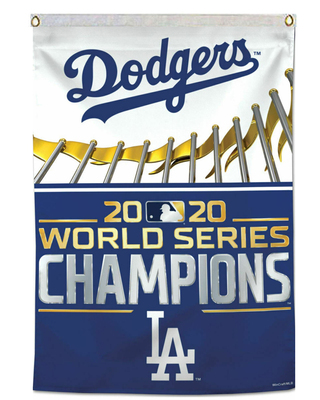 MLB Los Angeles Dodgers World Series 2020 Champions Flag