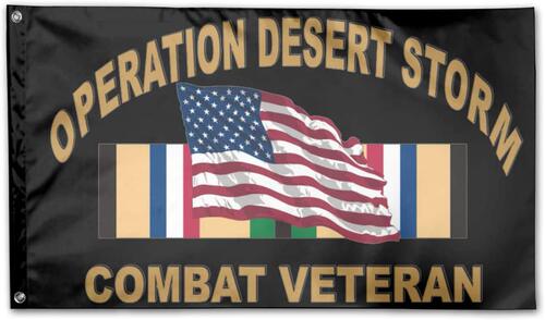 外贸货源Operation Desert Storm Combat Veteran Garden Flags