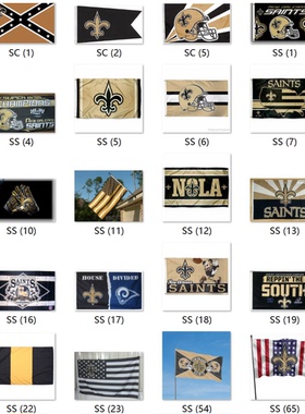 外贸货源新奥尔良圣徒旗New Orleans Saints Flag亚马逊WISH EBAY