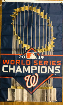2019年MLB冠军华盛顿国家队Washington Nationals Flag广告旗