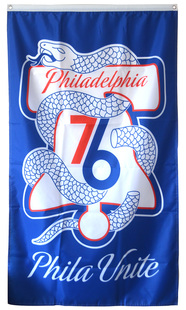 76ers 7款 Philadelphia 外贸货源费城76人队NBA Flag旗帜热卖