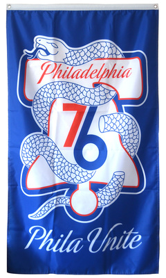 7款外贸货源费城76人队NBA Philadelphia 76ers Flag旗帜热卖