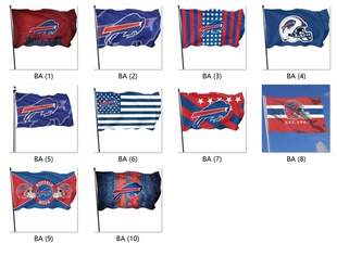 外贸货源水牛城比尔旗帜Buffalo Bills Home Flag亚马逊WISH EBAY