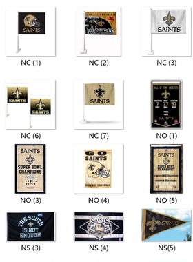 外贸货源NFL旗帜New Orleans Saints super bowl champions Flag