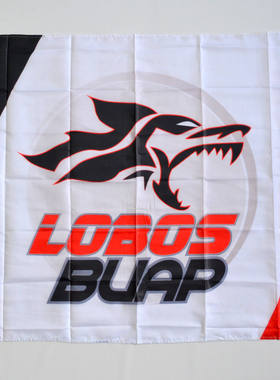 外贸货源罗伯斯BUAP旗Lobos BUAP Flag亚马逊WISH EBAY热卖