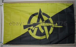 外贸货源户外旗帜Anarcho-Capitalist AK FLAG亚马逊 WISH EBAY