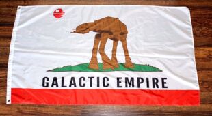 外星球大战银河Star Wars Galactic Empire Flag亚马逊WISH EBAY