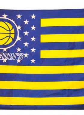 外贸货源印第安娜步行者NBA Indiana Pacers Flag亚马逊WISH EBAY