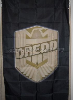 外贸户外旗帜Judge Dredd 2000 AD FLAG亚马逊WISH EBAY