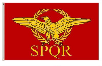 外贸货帝国参议院旗帜Roman Empire Senate Flag亚马逊WISH EBAY