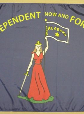 外贸货源Alabama State AL 1861 FLAG亚马逊 WISH EBAY热卖