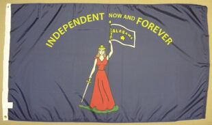 外贸货源Alabama State AL 1861 FLAG亚马逊 WISH EBAY热卖