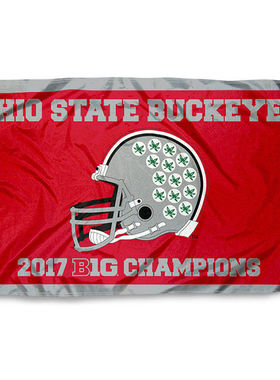 Ohio State Buckeyes2017Big Ten Champions Flag亚马逊WISH EBAY