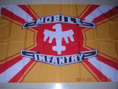 外贸货Mobile infantry and federation flag亚马逊WISH EBAY热卖
