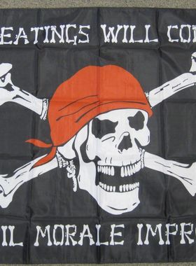 PIRATE FLAG BEATINGS WILL CONTINUE JOLLY Flag亚马逊WISH EBAY