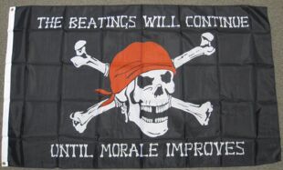 PIRATE FLAG BEATINGS WILL CONTINUE JOLLY Flag亚马逊WISH EBAY