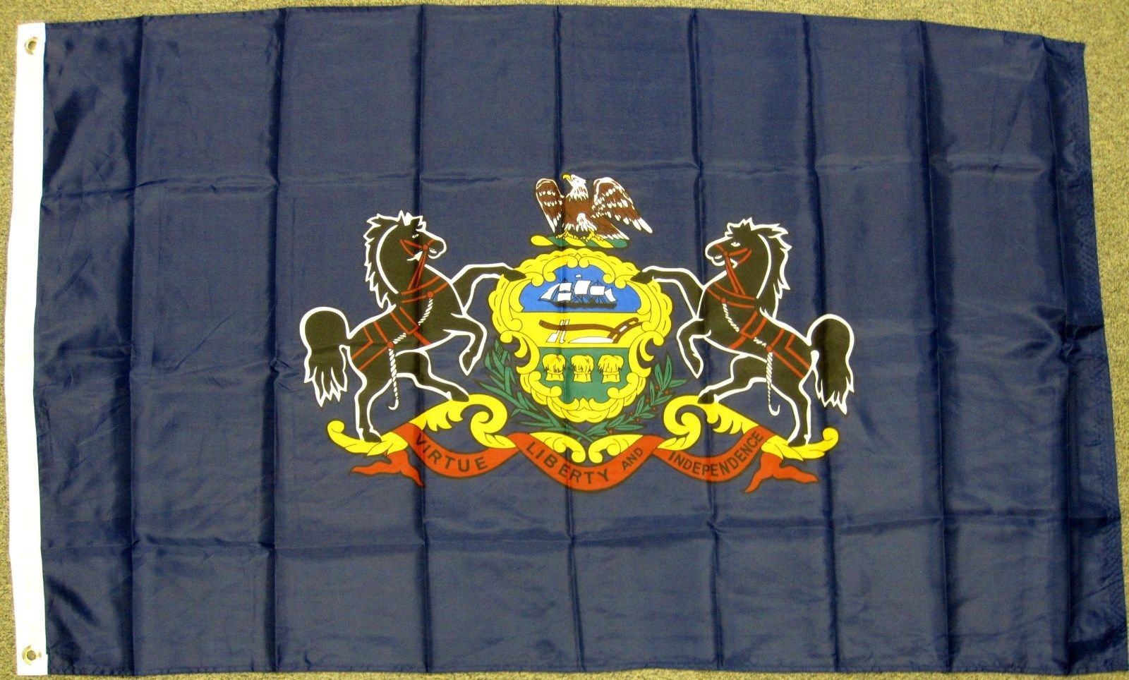 宾夕法尼亚州的旗帜pennsylvania state flag亚马逊wish ebay热卖