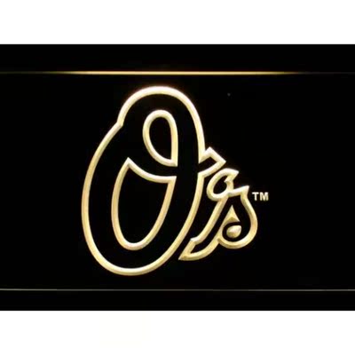 外贸Baltimore Orioles  2 LED Neon Sign巴尔的摩金莺的霓虹灯