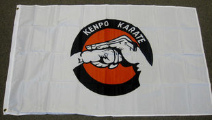 FLAG亚马逊WISH 外贸货源Kenpo空手道 旗KENPO KARATE EBAY热卖