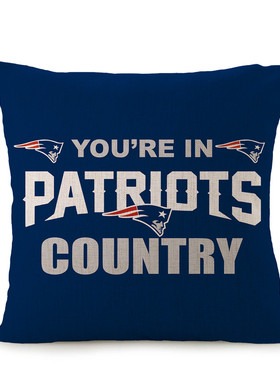 英格兰爱国者球迷抱枕New England Patriots Country pillowcase