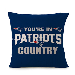 英格兰爱国者球迷抱枕New England Patriots Country pillowcase