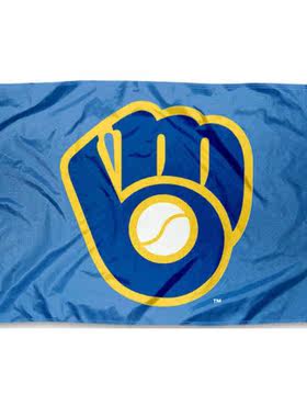 外贸货密尔沃基酿酒NFL Milwaukee Brewers Flag亚马逊WISH EBAY