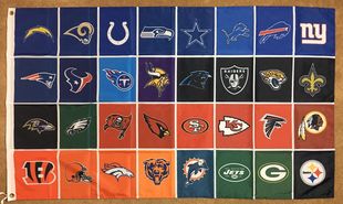 NFL Team Cowboys 49ers Raiders Patriots Steelers 3x5 ft Flag