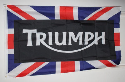 凯旋摩托车比赛Triumph Motorcycles Racing Flag亚马逊WISH EBAY