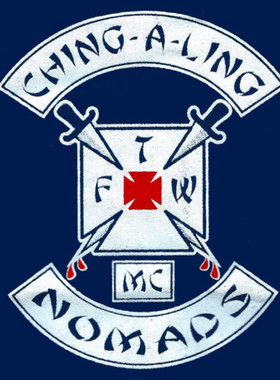 外贸Ching-A-Ling Nomads MC Motorcycle Club FLAG 亚马逊 WISH