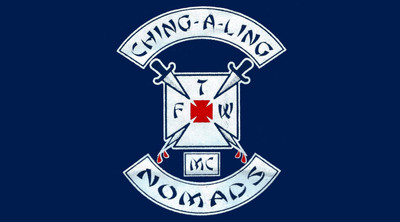 外贸Ching-A-Ling Nomads MC Motorcycle Club FLAG 亚马逊 WISH