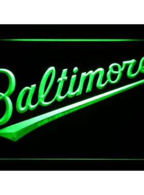 外贸Baltimore Orioles  3 LED Neon Sign巴尔的摩金莺的霓虹灯