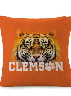 克雷森队老虎队抱枕纪念品NCAA Clemson Team Tiger pillowcase