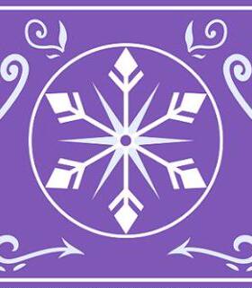 外贸旗帜Crystal Empire Equestria My Little Pony Purple FLAG