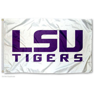 外贸货源Louisiana State LSU Tigers White Flag亚马逊WISH EBAY