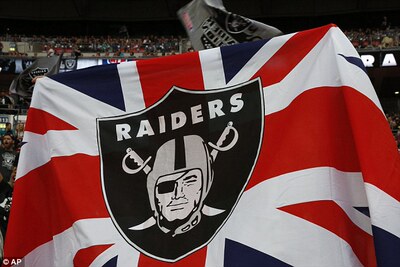 外贸货源奥克兰突袭者旗帜挂毯NFL Oakland Raiders Flag