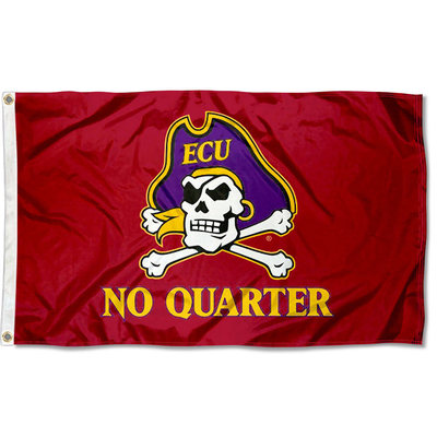 外贸货源East Carolina Pirates No Quarter Flag亚马逊WISH EBAY