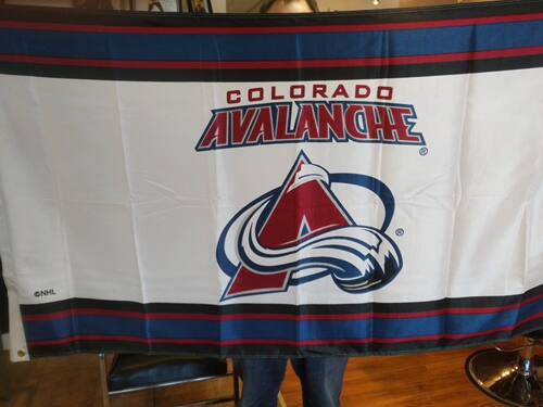 外贸冰球科罗拉多雪旗帜车旗系列NHL Colorado Avalanche Flag
