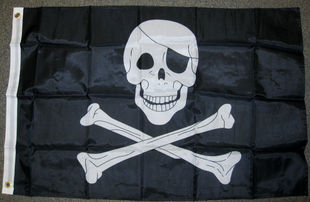 外贸货PIRATE FLAG JOLLY ROGER SKULL Flag亚马逊WISH EBAY热卖