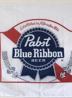 2But Pabst Blue Ribbon Beer Flag Banner 亚马逊WISH EBAY热卖