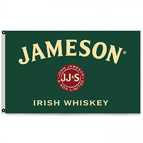 2But Jameson Irish Whiskey Flag Banner 3X5亚马逊 WISH EBAY热图片
