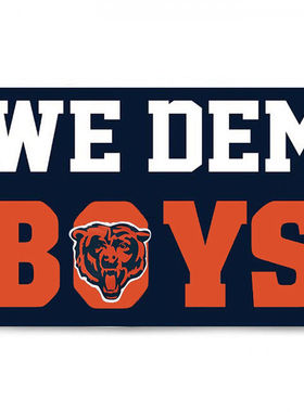 芝加哥承载着男Chicago Bears We Dem Boys Flag亚马逊WISH EBAY